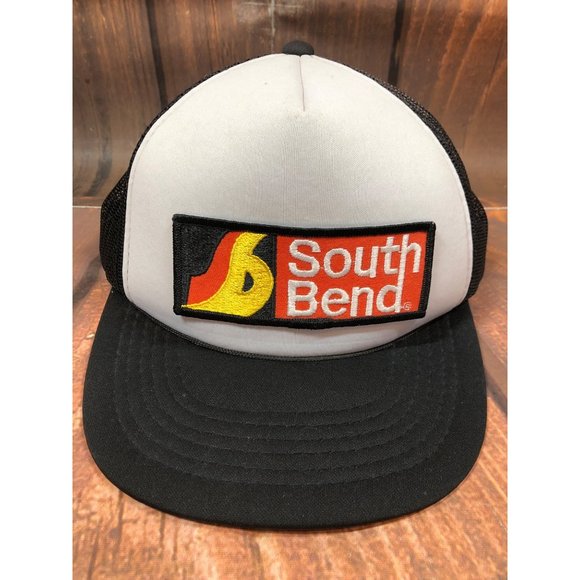 Vintage South Bend Mesh Trucker Hat Snapback YoungAn - Picture 1 of 7